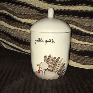 Rae Dunn Thanksgiving Turkey Small Canister